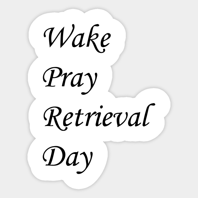 Wake Pray Rerievatal Day Sticker by CuteSyifas93